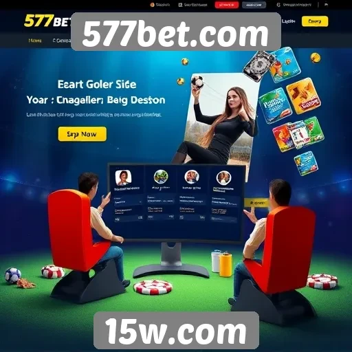Acessibilidade e design do site 577bet