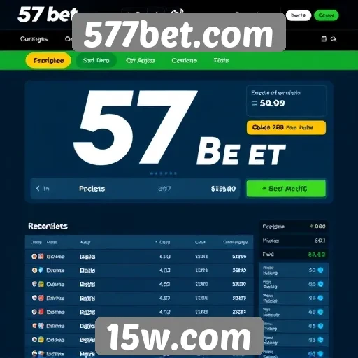 Interface do usuário no 577bet.com é amigável
